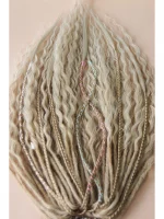 Curly Dreads – Ash Blonde