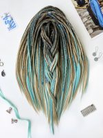 Crochet Dreads – Blonde Light Blue