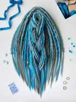 Textured Dreads – Light Blue
