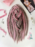 Textured Dreads – Pink Jellyfish