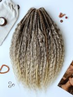 Curly Dreads – Light Brown
