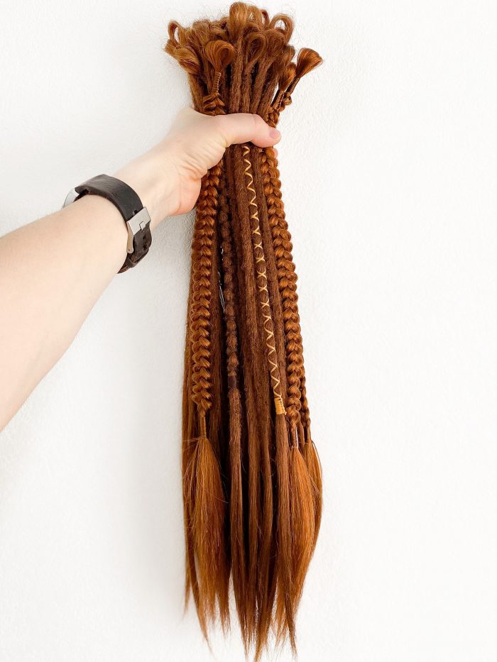 Ginger Synthetic Dreadlocks Photo 04