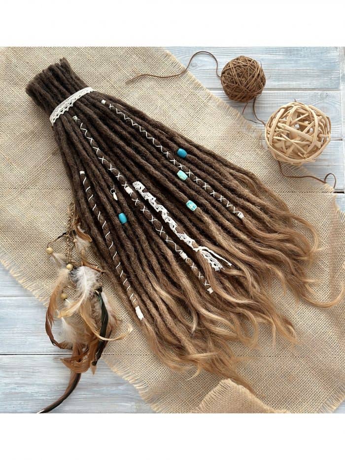 Natürliche Dreadlocks – Dunkelblond