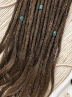 Natural Dreads – Brown with Long Ends 03