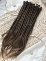 Natural Dreads – Brown with Long Ends 05