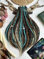 Textured Dreads – Brown Emerald