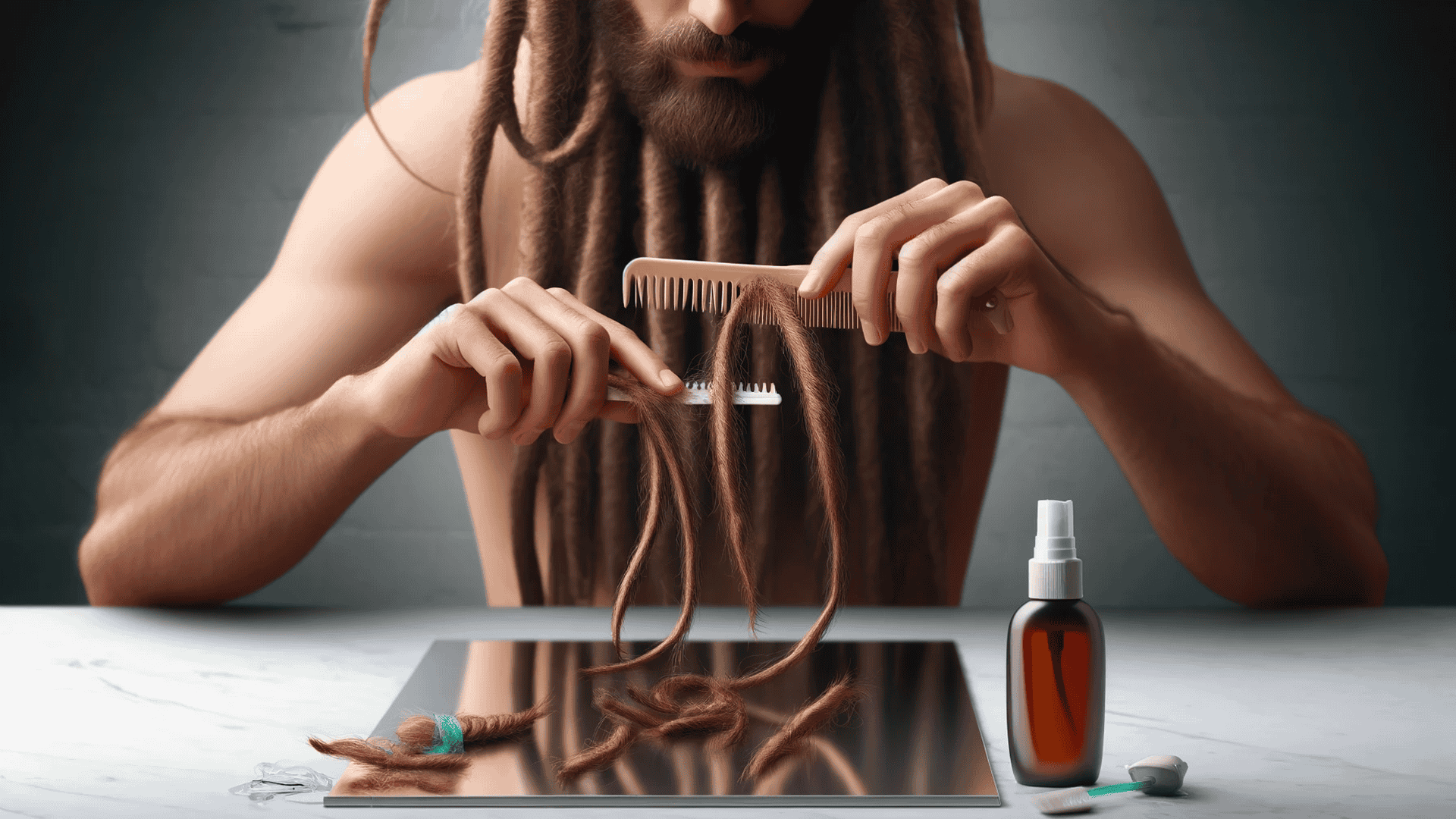 How to Comb Out Dreads