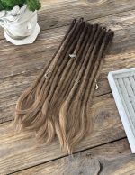 Natural Dreads – Dark Brown Ombre