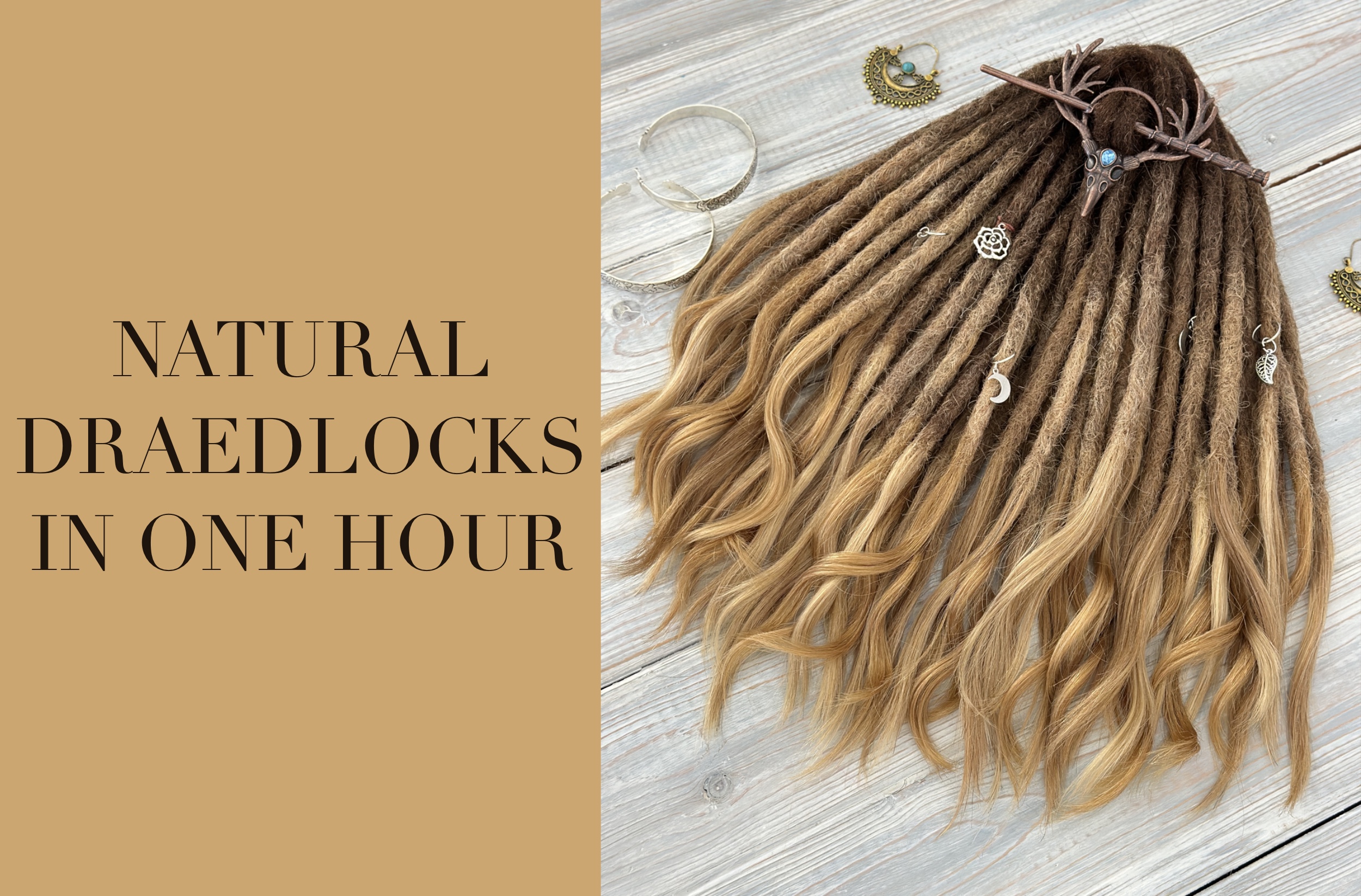 Natural dreadlocks in one hour