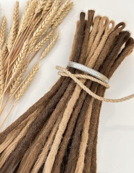 Natural Dreads - Gemischte Boho-Farben