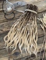 Textured Human Dreadlocks in Shades from Brown to Blonde