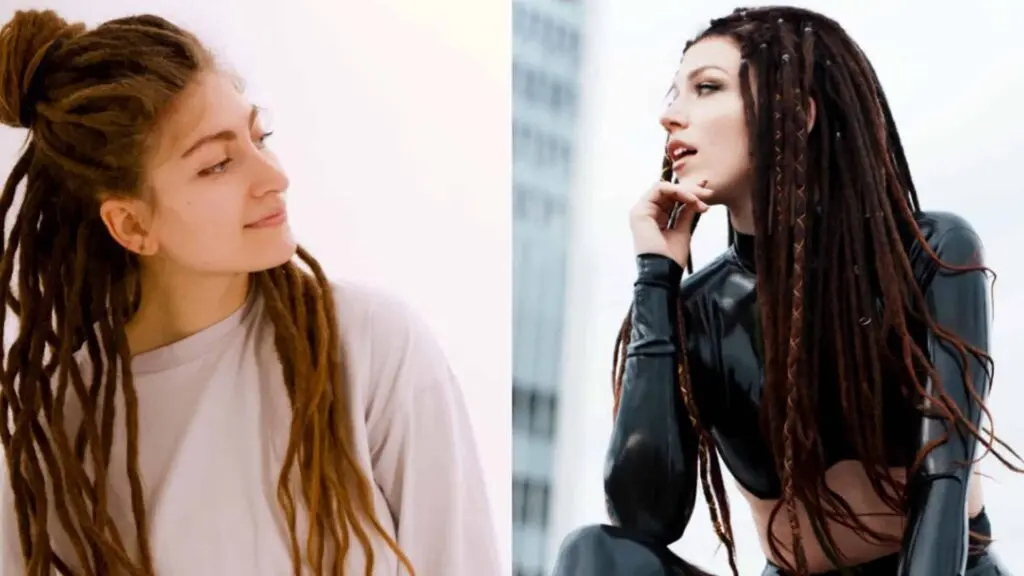Real dreads vs synthetic dreads — visual comparison of dreadlock types