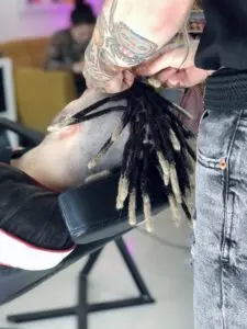 35 SE Semi-Textured Synthetic Dreadlocks — Crown-Only Partial Install