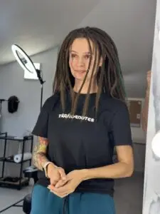 88 Natural Dreadlocks Extended with Synthetic — 45 cm Full Head