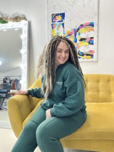 Brown Wheat Boho Textured Dread Extensions — 60-Piece Install